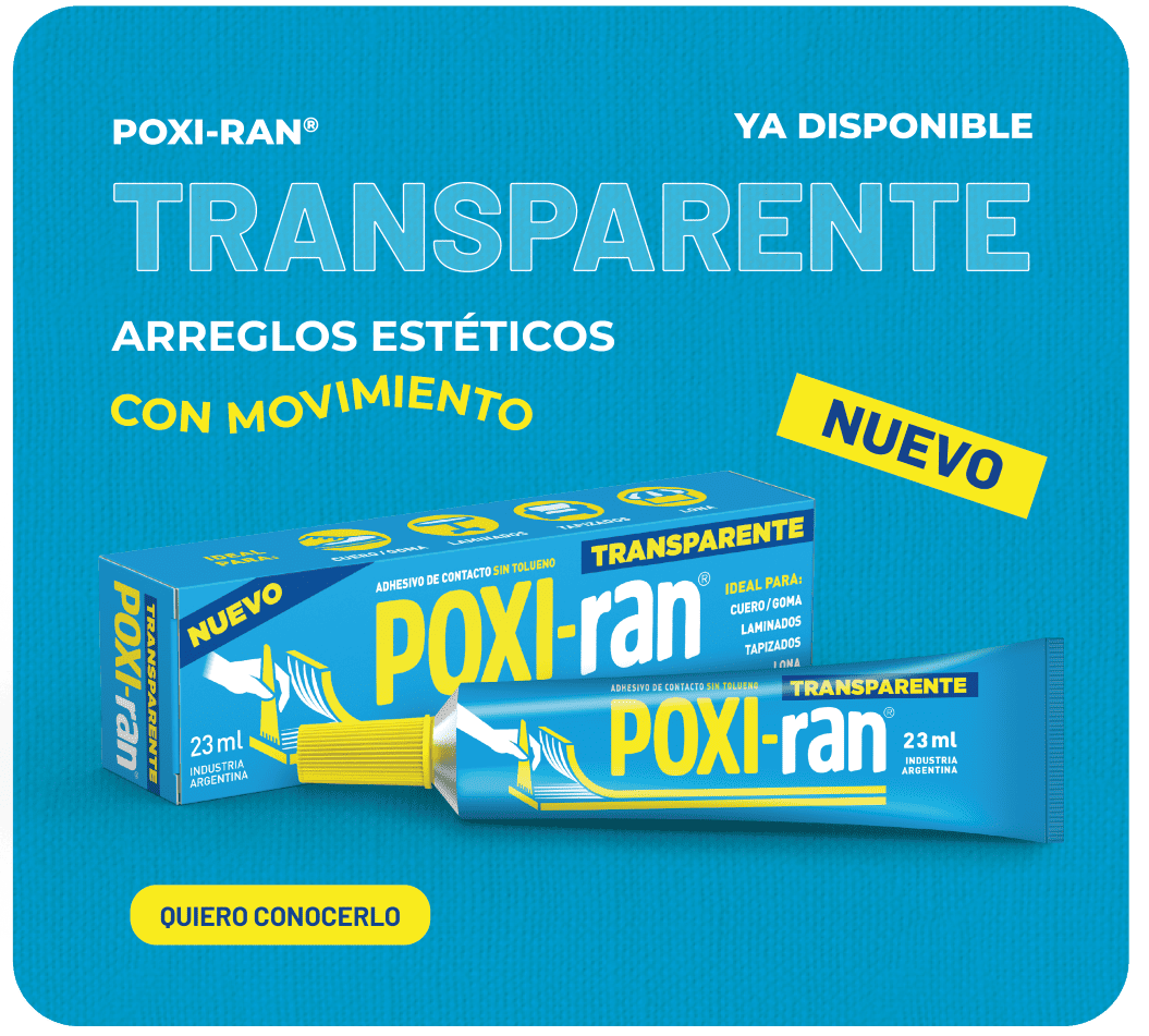 Conocé Poxi-Ran transparente, ARREGLOS ESTÉTICOS, con movimiento. Ingresa a la web de Poxi-ran transparente y enterate todas las caracteristicas